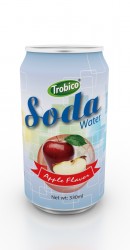 330ml apple flavor soda water